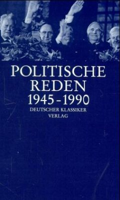 Cover Politische Reden 1945-1990