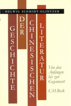 Geschichte der chinesischen Literatur - Schmidt-Glintzer, Helwig