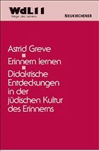 Cover Erinnern lernen