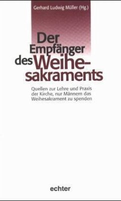 Der Empfänger des Weihesakraments