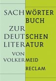 Sachwörterbuch zur deutschen Literatur