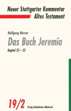 Cover Das Buch Jeremia / Neuer Stuttgarter Kommentar, Altes Testament 19/2