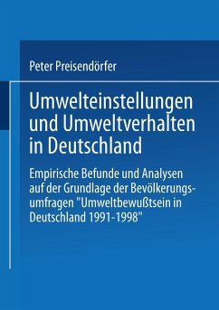 Umwelteinstellungen und Umweltverhalten in Deutschland - Preisendörfer, Peter