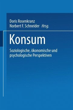 Konsum - Rosenkranz, Doris / Schneider, Norbert F. (Hgg.)