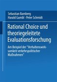 Rational Choice und theoriegeleitete Evaluationsforschung