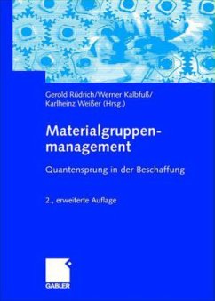 Materialgruppenmanagement - Rüdrich, Gerold / Kalbfuß, Werner / Weißer, Karlheinz (Hgg.)