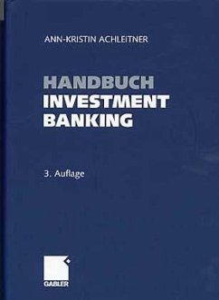 Handbuch Investment Banking - Achleitner, Ann-Kristin