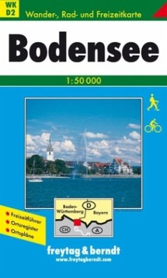 Cover Freytag & Berndt Wander-, Rad- und Freizeitkarte Bodensee