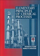 Elementary Principles of Chemical Processes