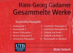 Gesammelte Werke, 10 Bde. - Gadamer, Hans-Georg