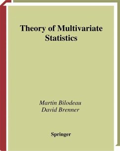 Theory of Multivariate Statistics - Bilodeau, Martin;Brenner, David