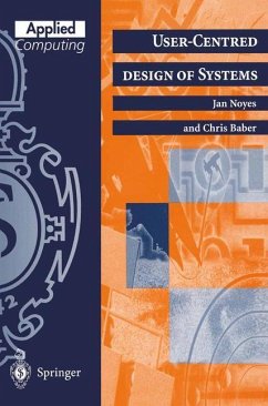 User-Centred Design of Systems - Noyes, Jan;Baber, Chris