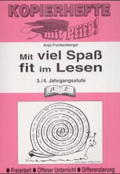 Mit viel Spaß fit im Lesen, 3./4. Jahrgangsstufe - Frankenberger, Anja