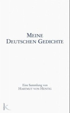 Cover Meine deutschen Gedichte