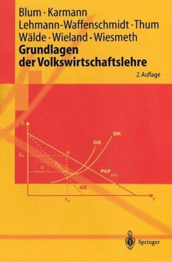 Grundlagen der Volkswirtschaftslehre - Blum, Ulrich C. H.; Karmann, Alexander; Lehmann-Waffenschmidt, Marco; Wiesmeth, Hans; Wälde, Klaus; Wieland, Bernhard W.; Thum, Marcel