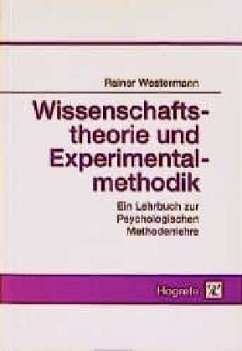 Cover Wissenschaftstheorie und Experimentalmethodik