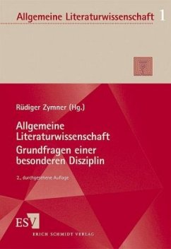 Cover Allgemeine Literaturwissenschaft
