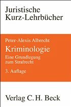 Kriminologie - Albrecht, Peter-Alexis