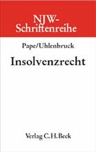 Insolvenzrecht - Pape, Gerhard / Uhlenbruck, Wilhelm
