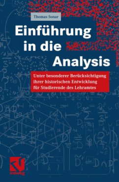 Einführung in die Analysis - Sonar, Thomas