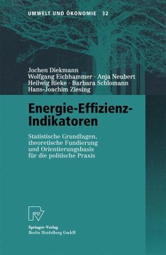 Energie-Effizienz-Indikatoren - Diekmann, Jochen;Eichhammer, Wolfgang;Neubert, Anja