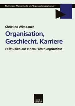 Organisation, Geschlecht, Karriere - Wimbauer, Christine