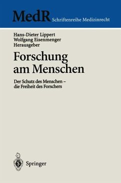 Forschung am Menschen - Lippert, Hans-Dieter / Eisenmenger, Wolfgang (Hgg.)