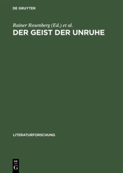 Der Geist der Unruhe - Boden, Petra / Münz-Koenen, Inge / Rosenberg, Rainer (Hgg.)