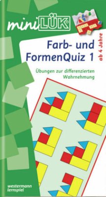 Farb- und FormenQuiz / miniLÜK Tl.1