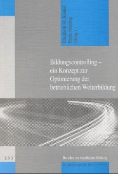 Cover Bildungscontrolling - ein Konzept zur Optimierung der betrieblichen Weiterbildung