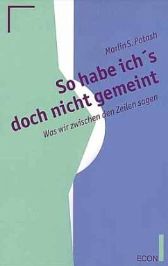 Cover So habe ich's doch nicht gemeint