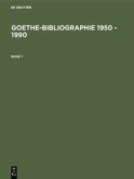 Goethe-Bibliographie 1950 - 1990