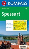 Spessart: Wanderkarte mit Kurzführer und Radwegen. 1:50000 (KOMPASS Wanderkarte, Band 763)