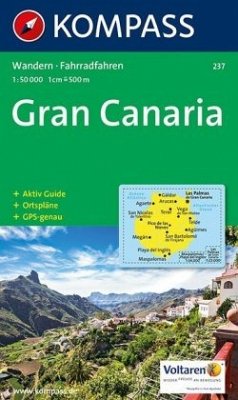 Kompass Karte Gran Canaria