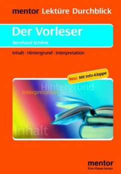 Bernhard Schlink 'Der Vorleser' - Schäfer, Dietmar