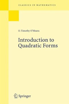 Introduction to Quadratic Forms - O'Meara, O. T.