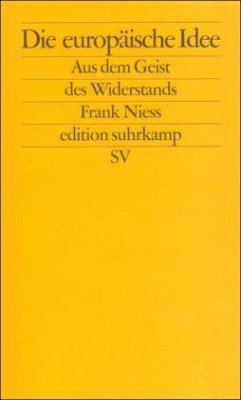 Die europäische Idee - Niess, Frank