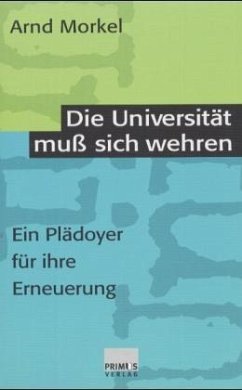 Cover Die Universität muß sich wehren