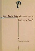 Texte 1923-1924 / Gesamtausgabe, Texte und Briefe Bd.6 Texte 1923-1924 / Gesamtausgabe, Texte und Briefe Bd.6