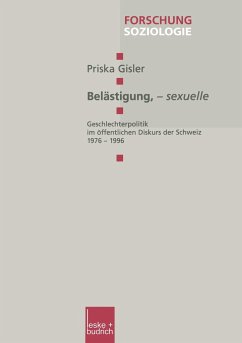 Belästigung, ¿ sexuelle - Gisler, Priska