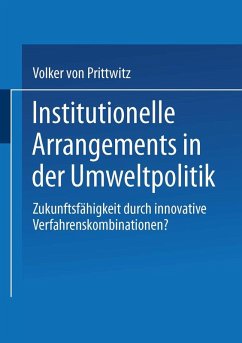 Cover Institutionelle Arrangements in der Umweltpolitik