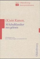 (K)ein Kanon - Bogdal, Klaus-Michael / Kammler, Clemens