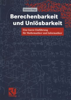 Berechenbarkeit und Unlösbarkeit - Döpp, Klemens