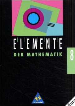 Cover 8. Schuljahr, EURO, Ausgabe Brandenburg, Mecklenburg-Vorpommern, Sachsen-Anhalt u. Sachsen / Elemente der Mathematik, Ausgabe Neue Bundesländer