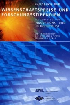 Cover Handbuch der Wissenschaftspreise und Forschungsstipendien einschließlich Innovations- und Erfinderpreise