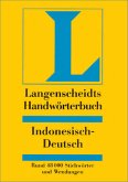 Langenscheidts Handwörterbuch Indonesisch-Deutsch
