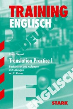 Translation Practice - Stenzel, Klaus