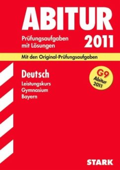 Cover Deutsch, Leistungskurs Gymnasium (G9) Bayern / Abitur 2012