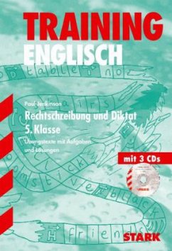 Rechtschreibung und Diktat 5. Klasse, m. 3 Audio-CDs - Jenkinson, Paul