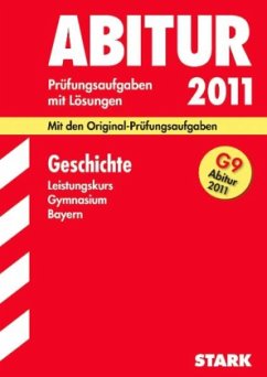 Cover Geschichte, Leistungskurs Gymnasium (G9) Bayern / Abitur 2012